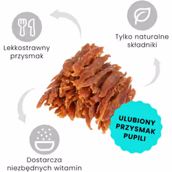 Friandise naturelle au magret de canard moelleux pour chien, paquet de 500 g Le magret de canard moelleux de Hilton est la co ...