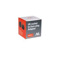 Maclean MCE72 adaptateur prise d'alimentation Type C (Europlug) Type G (Royaume-Uni) Noir - Vue supplémentaire 4