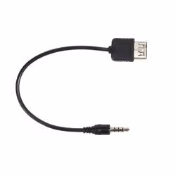 Maclean MCTV-693 câble audio 0,23 m 3,5mm USB Type-A Noir
