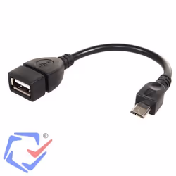 Câble USB OTG - Maclean - MCTV-696 - Adaptateur microUSB - Connecte souris et clavier - Noir