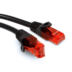 Maclean MCTV-740 câble de réseau Noir 1 m Cat6 U/UTP (UTP)