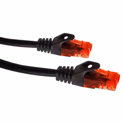 Maclean MCTV-740 câble de réseau Noir 1 m Cat6 U/UTP (UTP)