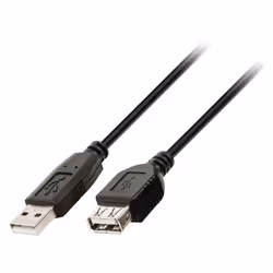 Rallonge de câble USB - Maclean - MCTV-744 - 3m - USB 2.0 - Noir