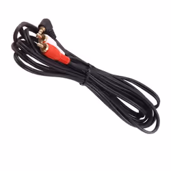 Maclean MCTV-824 câble audio 1 m 2 x RCA 3,5mm Noir, Rouge, Blanc