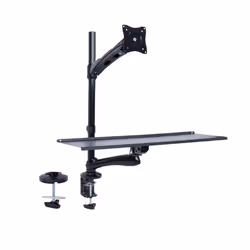 Maclean MC-681 support d'écran plat pour bureau 27" Noir