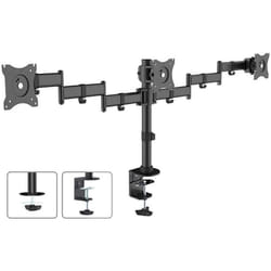 Support de table - Maclean - MC-691 - 3 moniteurs 13-27 - Charge max 8kg - Inclinable à 45°