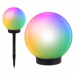 Lampe solaire LED - GreenBlue - GB122 - Extérieure - Design moderne - Polychrome - 15x15x48cm