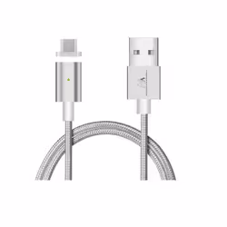 Maclean MCE160, 1 m, USB A, Micro-USB A, USB 2.0, Argent