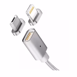 Maclean MCE160 câble USB 1 m USB 2.0 USB A Micro-USB A Argent