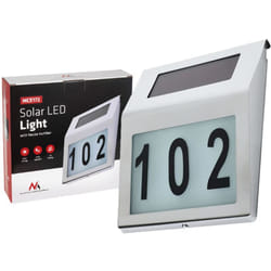 Mac Lean - Lampe solaire avec numéro de maison à led Maclean MCE172