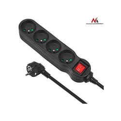 Bloc multiprise - Maclean Energy - MCE181 - 4 prises - Interrupteur éclairé - 2300W - 3 m