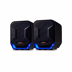 Audiocore AC865, 2-voies, 2.0 canaux, Avec fil, 3 W, Noir