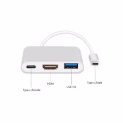 Maclean MCTV-840 adaptateur graphique USB 4096 x 2304 pixels Argent