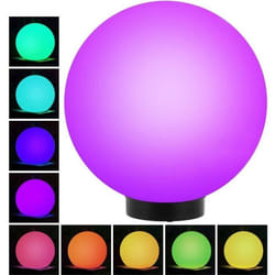 Lampe solaire LED extérieure sur pied polychrome GreenBlue GB165