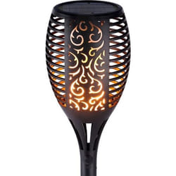 Lampe torche flamme solaire GreenBlue GB 156 - Effet flamme réaliste - Étanche et durable