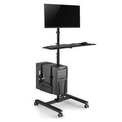 Maclean MC-793 chariot et support multimédia Noir Universel Chariot multimedia