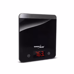 Greenblue 53517, Balance de ménage électronique, 5000 kg, 1 g, Noir, Comptoir, Rectangle