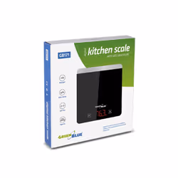 Greenblue 53517 Noir Comptoir Rectangle Balance de ménage électronique