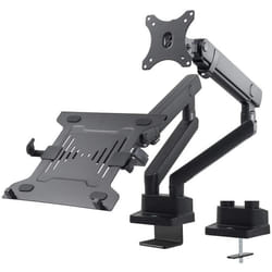 Double support décran - Maclean - MC-813 - VESA 75x75 100x100 - 17-32 pouces - Noir