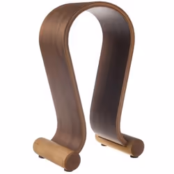 Maclean MC-815W, Support de casque, Bois, 400 g, Noyer