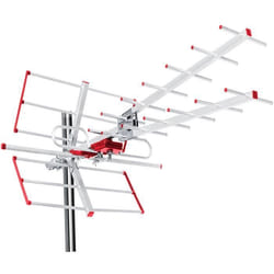 Antenne directionnelle Maclean MCTV-855 TV DVB-T2 HEVC combo UHF VHF filtre LTE