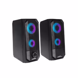 Audiocore AC845, 2.0 canaux, Avec fil &sans fil, 5 W, 150 - 20000 Hz, 4 Ohm, Noir