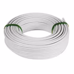 Maclean MCTV-472 câble coaxial RG-6/U 100 m Blanc