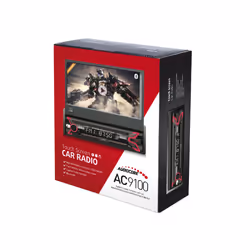 Audiocore AC9100 Radio portable Voiture Numérique Noir, Rouge - Vue supplémentaire 4