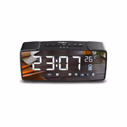 Greenblue 62917, Horloge, Numérique, FM, 87,5 - 108 MHz, 70 - 20000 Hz, 70 dB