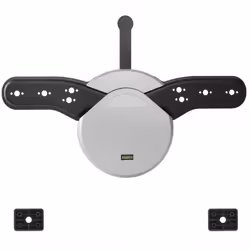 Maclean MC-877 support pour téléviseur 55" Noir, Blanc