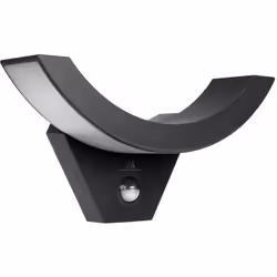Lampe LED avec capteur de mouvement infrarouge noir Maclean MCE290