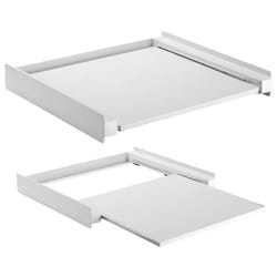 Coupleur de machine à laver et sèche-linge Maclean MC-890 aluminium universel max 60kg blanc