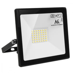 Maclean - MCE530 cw projecteur a led lamp à économie d'énergie super slim (blanc froid 6000K, 30W)