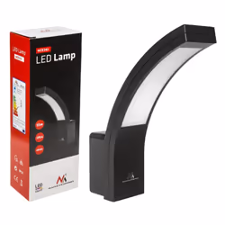 Lampe de façade LED élégante, de haute qualité et à économie d'énergie, en noir. ) La lampe peut être utilisée pour éclairer  ...
