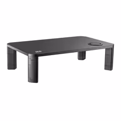 Support décran réglable - Ergo Office - 17~32 - Chargeur sans fil Qi - Charge max 20kg - Noir