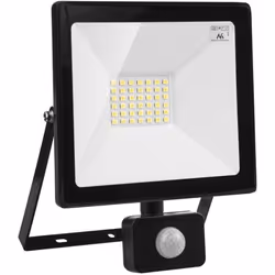 Projecteur LED avec détecteur de mouvement Maclean Slim 30W 2400lm blanc chaud (3000K) IP44 MCE630 WW PIR