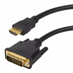 Câble adaptateur DVI-HDMI - Maclean - MCTV-717 - 2 m - Résolution 1080p - Connecteurs plaqués or