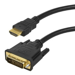 Câble adaptateur DVI-HDMI - Maclean - MCTV-717 - 2 m - Résolution 1080p - Connecteurs plaqués or