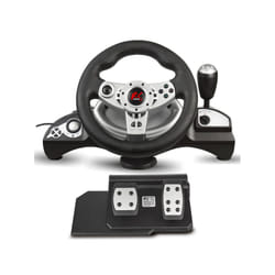 NanoRS RS700 accessoire de jeux vidéo Noir, Argent USB Volant Analogique/Numérique Android, Nintendo Switch, PC, PlayStation 4, Playstation 3, Xbox One