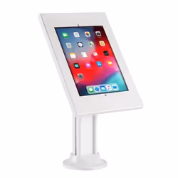Support de tablette antivol Compatible avec 9.7/10.2 iPad 10.5 iPad Air/iPad Pro 10.1 Samsung Galaxy Tab A (2019) (Blanc)