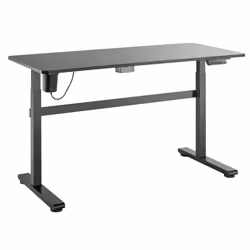 Bureau assis-debout Ergo Office ER-434 réglable en hauteur électriquement 140x60cm max. 118cm Table ergonomique Charge max. 5 ...