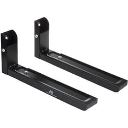 Support universel pour micro-ondes - MACLEAN - Bras télescopiques - Charge jusquà 30kg - Noir