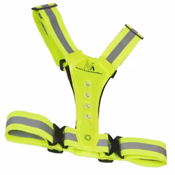 Harnais LED - Maclean - MCE425 - Gilet étanche IPX2 - Réglable - Visibilité 200m