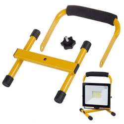 Support de sol pour projecteur à LED Maclean Acier Angle réglable MCE550/650 jaune