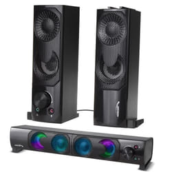 Audiocore 3Wx2 computer soundbar LED USB 5v line-in AC955