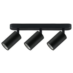 Plafonnier/Mural - Maclean - MCE453 B - Aluminium - 3xGU10 - Noir Mat - 90° dinclinaison