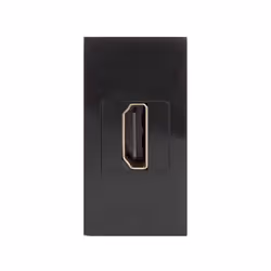 Prise HDMI - Maclean - MCE720B - Encastrée - Noir - Prise murale modulaire