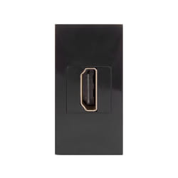 Prise HDMI - Maclean - MCE720B - Encastrée - Noir - Prise murale modulaire