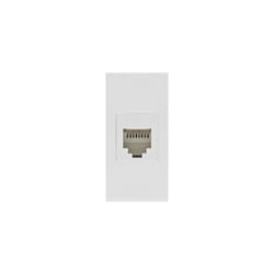 Prise LAN CAT.6 - Maclean - MCE725W - Murale - Modulaire - Blanc