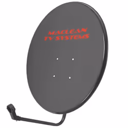 Antenne parabolique - Maclean TV System - MCTV-929 - 90cm - Acier phosphaté - Gris